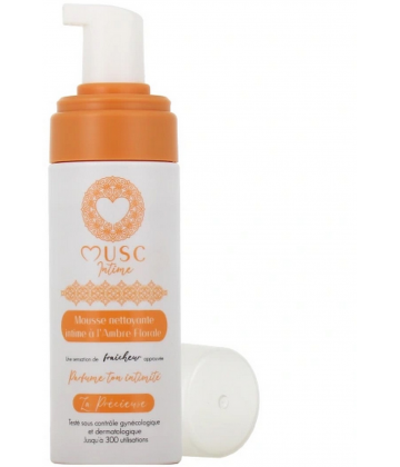 Musc Intime Mousse Nettoyante Intime Ambre Florale 150 ml