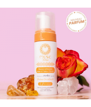 Musc Intime Mousse Nettoyante Intime Ambre Florale 150 ml