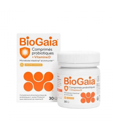 BioGaia Vitamine D Comprimés à Croquer Goût Orange x 30