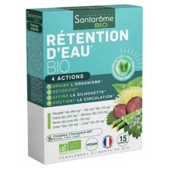Santarome Rétention d'Eau Bio Comprimés x 15