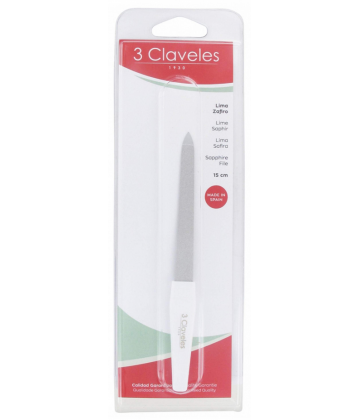 3 Claveles Lime à Ongles Saphir 15 cm