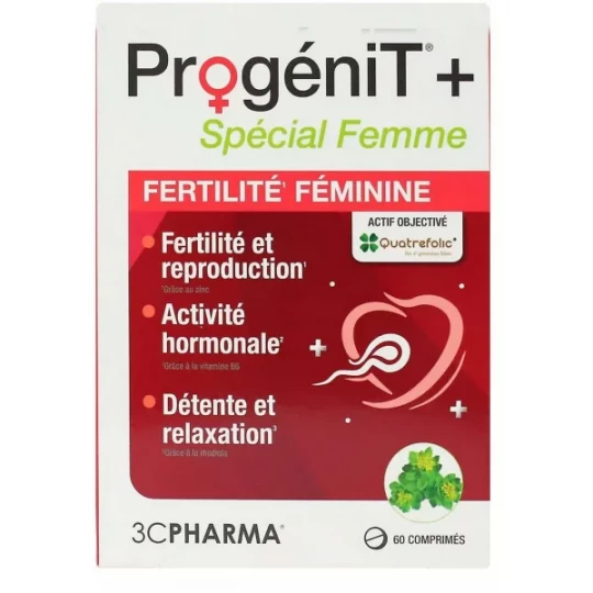 3C Pharma ProgéniT+ Spécial Femme Comprimés x 60