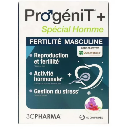 3C Pharma ProgéniT+ Spécial Homme Comprimés x 60