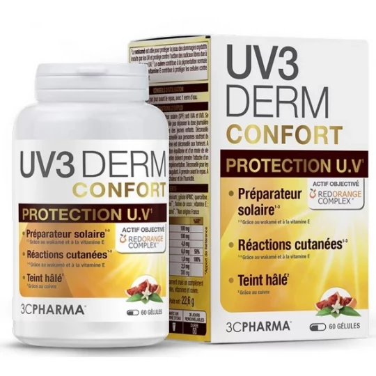 3C Pharma UV3 Derm Confort Gélules x 60