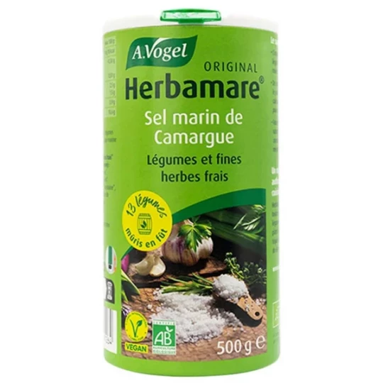 A.Vogel Herbamare Original Sel Marin de Camargue, Légumes et Fines Herbes Frais Bio 500 g