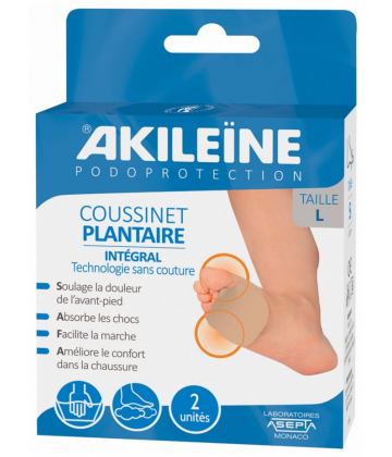 Akileïne Podoprotection Coussinet Plantaire Intégral Taille L Paire