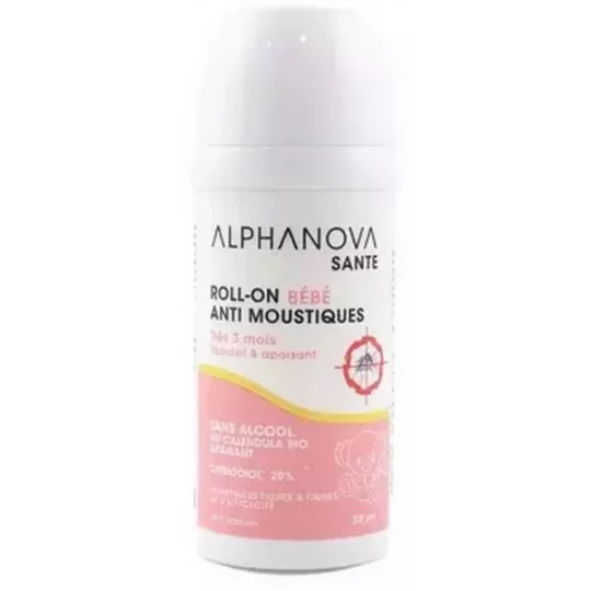 Alphanova Roll'On Bébé Anti-Moustiques 30 ml