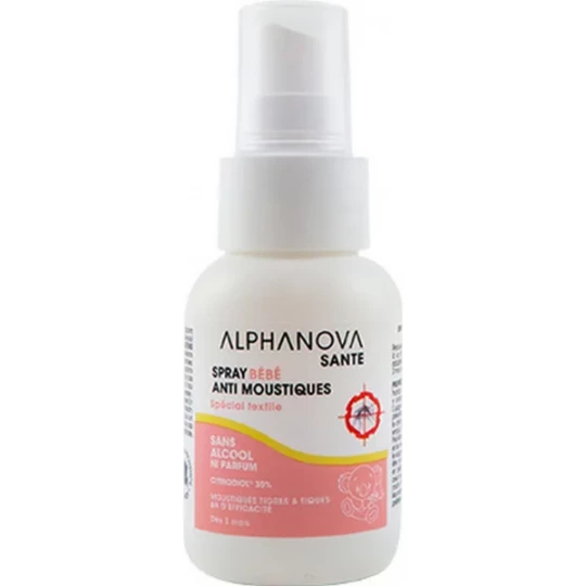 Alphanova Spray Bébé Anti-Moustiques 50 ml