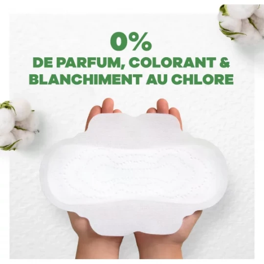 Always Cotton Protection Taille 3 Night Serviettes Hygiéniques x 8 - image 2