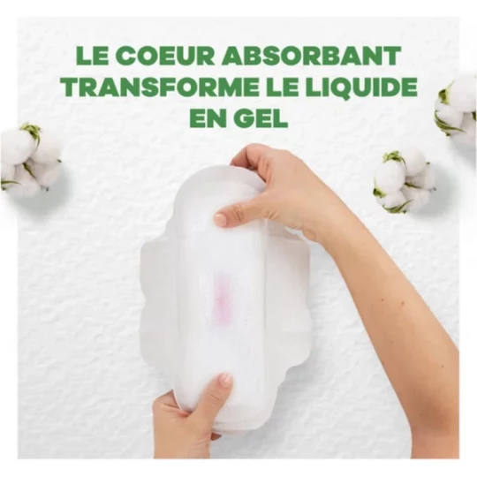 Always Cotton Protection Taille 2 Long Serviettes Hygiéniques x 9 - image 5
