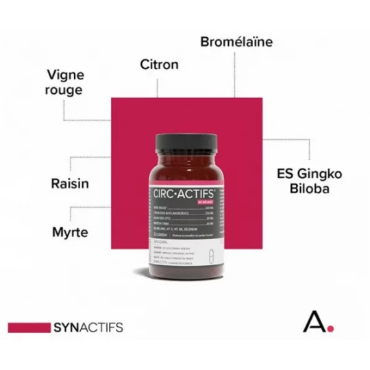 Aragan Synactifs CircActifs Gélules x 60 - image 3