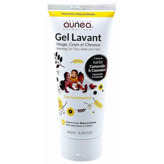 Aunéa Gel Lavant Visage Corps 200 ml