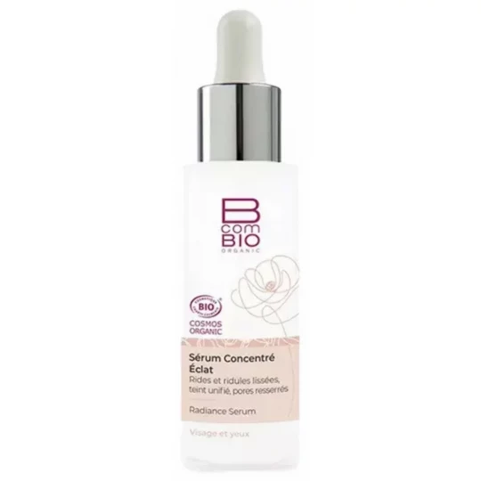 BcomBIO Sérum Concentré Eclat Visage et Yeux Bio 30 ml