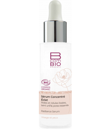 BcomBIO Sérum Concentré Eclat Visage et Yeux Bio 30 ml