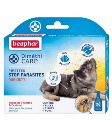 Beaphar Diméthicare Stop Parasites Chiots Pipettes x 6