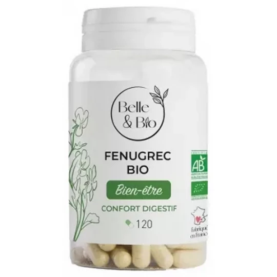 Belle&Bio Fenugrec Bio Gélules x 120