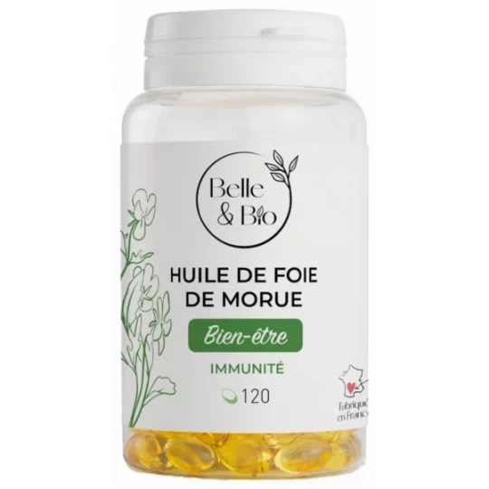 Belle&Bio Huile de Foie de Morue Capsules x 120