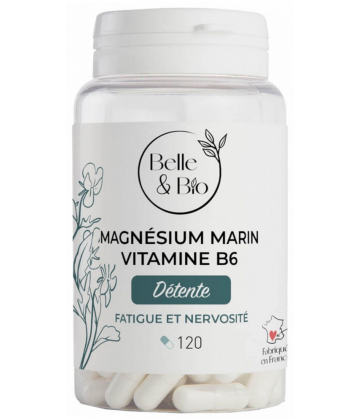 Belle & Bio Magnesium Marin Vitamine B6 Gélules x 120