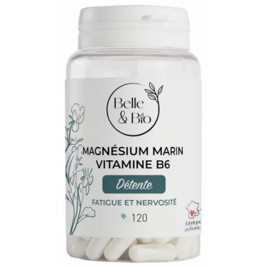 Belle&Bio Magnesium Marin Vitamine B6 Gélules x 120