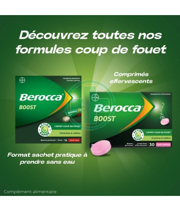 Berocca Boost Comprimés Effervescents x 30