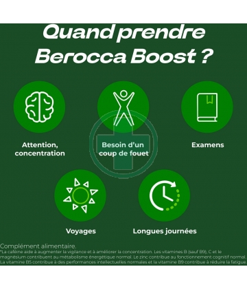 Berocca Boost Comprimés Effervescents x 30