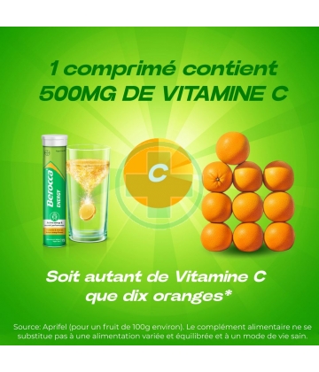 Berocca Énergie Goût Orange Comprimés Effervescents x 45