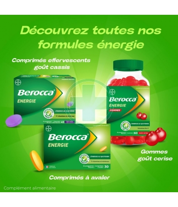 Berocca Énergie Goût Orange Comprimés Effervescents x 45