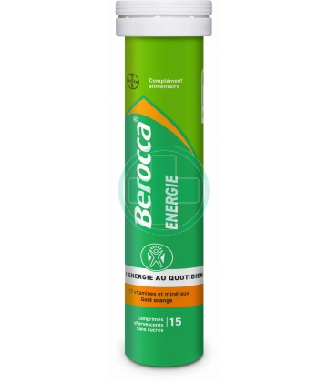 Berocca Énergie Goût Orange Comprimés Effervescents x 45
