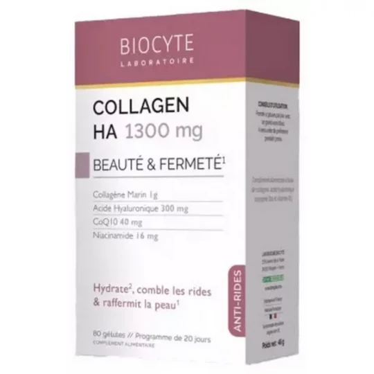 Biocyte Collagen HA 1300 mg Gélules x 80