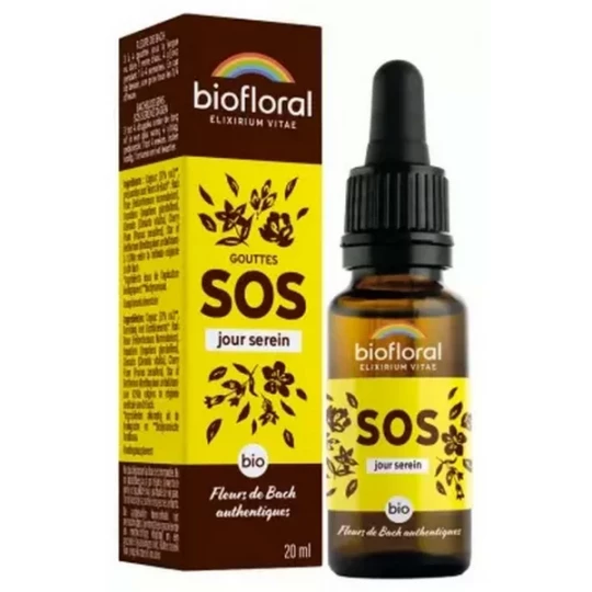 Biofloral Gouttes SOS Jour Serein Bio 20 ml