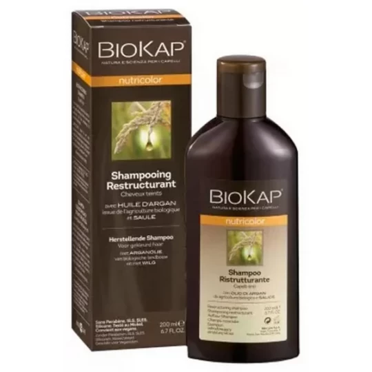 Biokap Nutricolor Shampoing Restructurant Cheveux Teints 200 ml