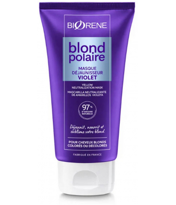 Biorène Blond Polaire Masque Déjaunisseur Violet 150 ml