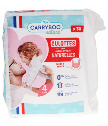 Carryboo Culottes Naturelles Culottes Taille 4 (8-15 kg) x 30