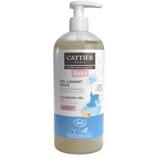 Cattier Baby Gel Lavant Doux Bio 500 ml
