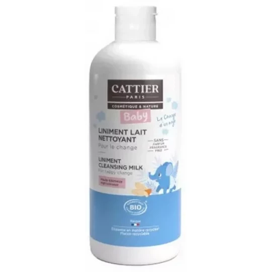 Cattier Baby Liniment Lait Nettoyant Bio 200 ml