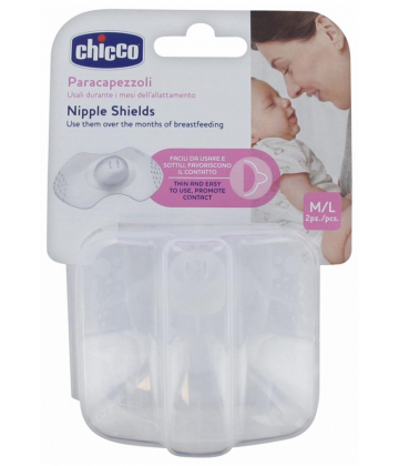 Chicco 2 Protège-Mamelons Taille M/L x 2