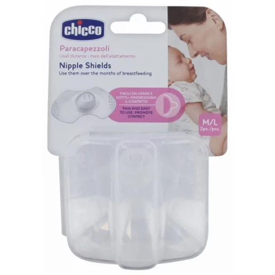 Chicco 2 Protège-Mamelons Taille M/L x 2