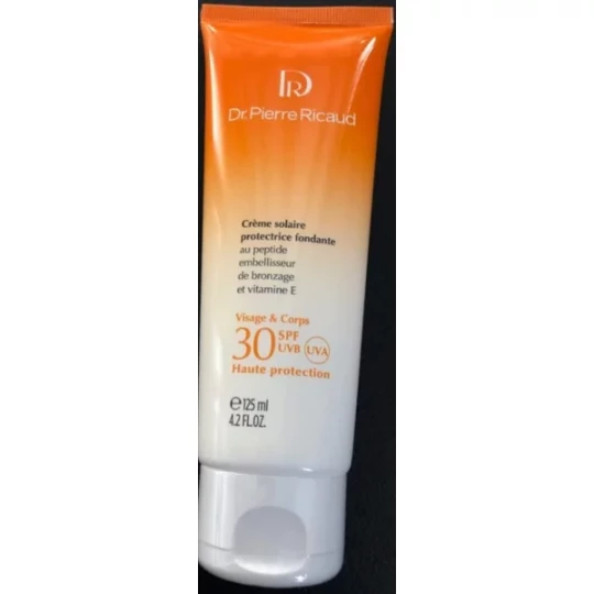 Dr Pierre Ricaud Crème Solaire Protectrice Fondante SPF30 125 ml