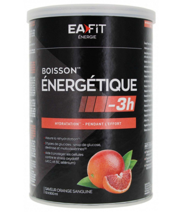 Eafit Énergie Boisson Énergétique -3h 500 g - Saveur : Orange Sanguine