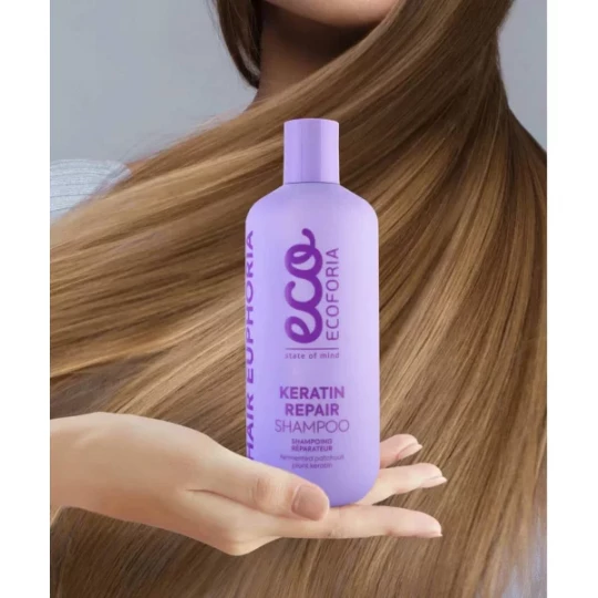 Ecoforia Keratin Repair Shampoing Réparateur 400 ml - image 3