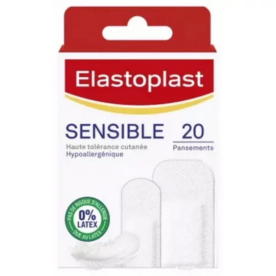 Elastoplast Pansements Sensibles Couleur Marron x 20