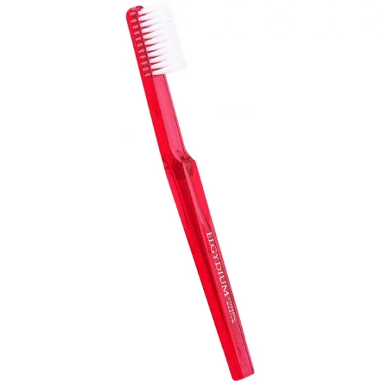 Elgydium Classic Brosse à Dents Medium - Couleur : Rouge
