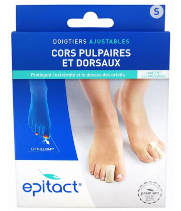 Epitact Doigtiers Ajustables Cors Pulpaires et Dorsaux Taille S