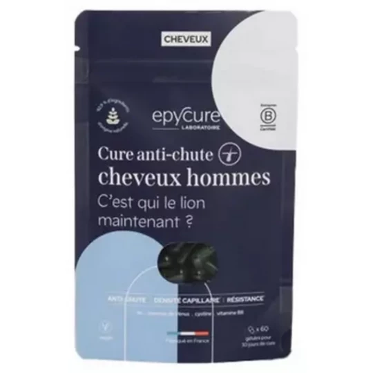 Epycure Cure Anti-Chute Cheveux Hommes Gélules x 60