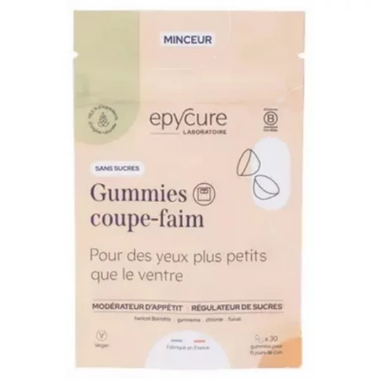 Epycure Gummies Coupe-Faim Gummies x 30