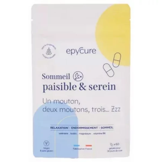 Epycure Sommeil Paisible Serein Gélules x 60