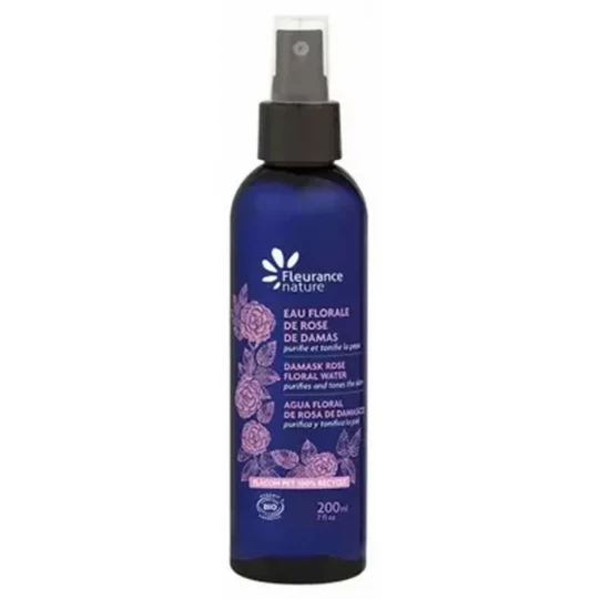 Fleurance Nature Eau Florale de Rose de Damas Bio 200 ml