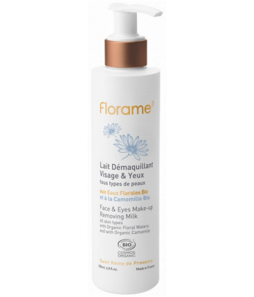 Florame Lait Démaquillant Visage Yeux Bio 200 ml