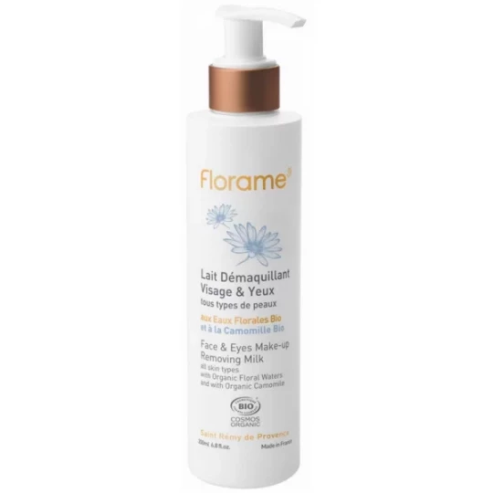Florame Lait Démaquillant Visage Yeux Bio 200 ml