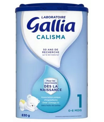 Gallia Calisma 1er Âge 0-6 Mois 830 g